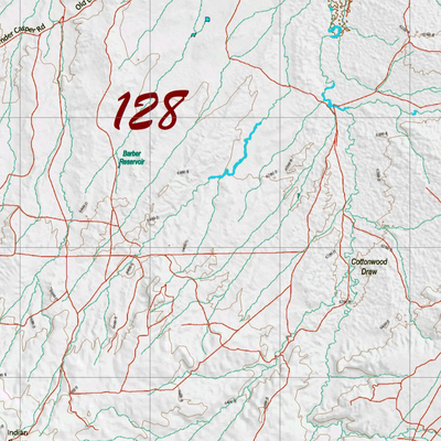 Wy Elk Unit 128 Topographical Map Preview 2