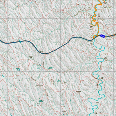 Wy Elk Unit 129 Topographical Map Preview 2