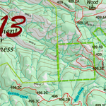 Wy Elk Unit 13 Topographical Map Preview 2