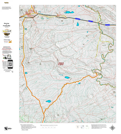 Wy Elk Unit 130 Topographical Map Preview 1