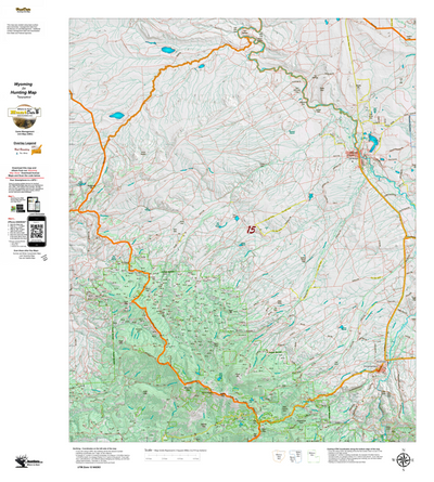 Wy Elk Unit 15 Topographical Map Preview 1