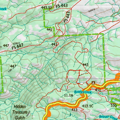 Wy Elk Unit 15 Topographical Map Preview 3