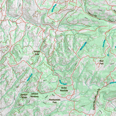 Wy Elk Unit 16 Topographical Map Preview 2