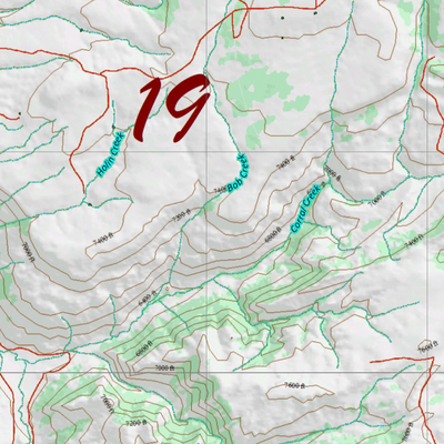 Wy Elk Unit 19 Topographical Map Preview 2