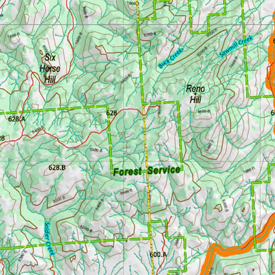 Wy Elk Unit 19 Topographical Map Preview 3