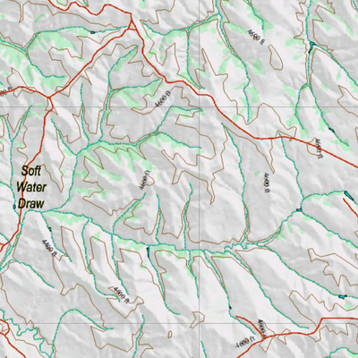 Wy Elk Unit 2 Topographical Map Preview 2