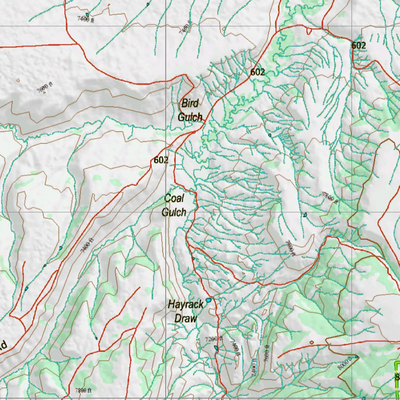 Wy Elk Unit 21 Topographical Map Preview 2