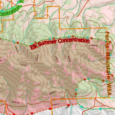 Wy Elk Unit 22 Topo with Concentrations Preview 3