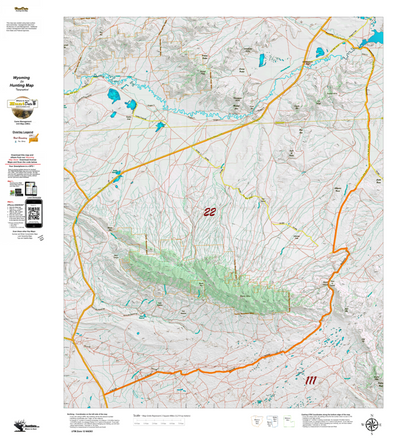 Wy Elk Unit 22 Topographical Map Preview 1