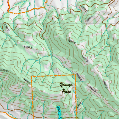 Wy Elk Unit 22 Topographical Map Preview 3