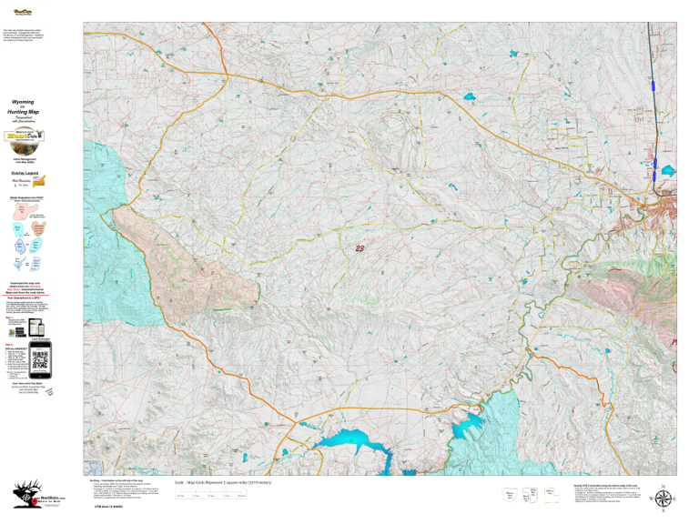 Wy Elk Unit 23 Concentration Areas Map by Wyoming HuntData LLC | Avenza ...