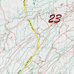 Wy Elk Unit 23 Topographical Map Preview 2