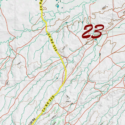 Wy Elk Unit 23 Topographical Map Preview 2