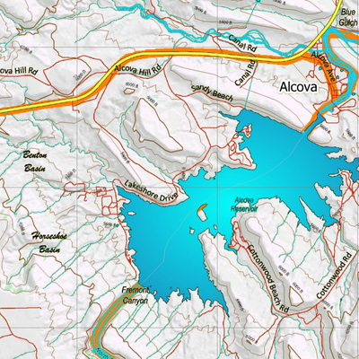 Wy Elk Unit 23 Topographical Map Preview 3