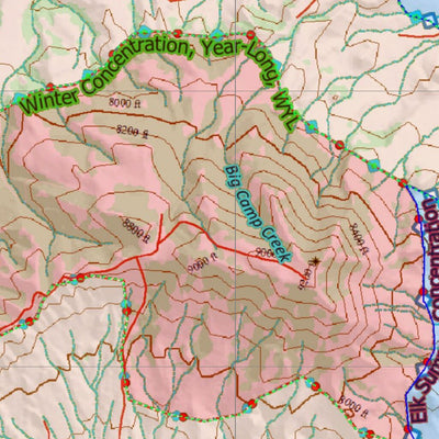 Wy Elk Unit 24 Topo with Concentrations Preview 3