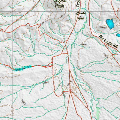 Wy Elk Unit 24 Topographical Map Preview 2