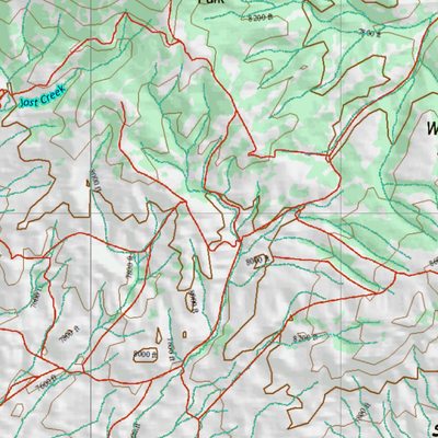 Wy Elk Unit 24 Topographical Map Preview 3