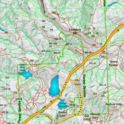 Wy Elk Unit 25 Topographical Map Preview 3