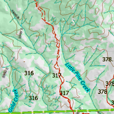 Wy Elk Unit 27 Topographical Map Preview 3