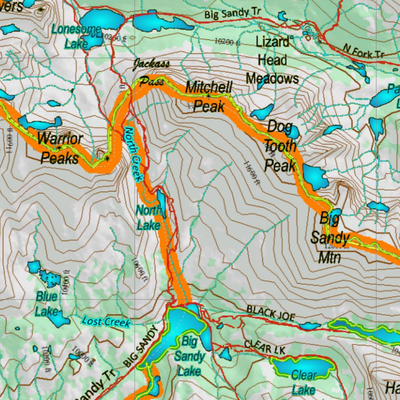Wy Elk Unit 28 Topographical Map Preview 3