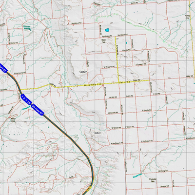 Wy Elk Unit 3 Topographical Map Preview 2