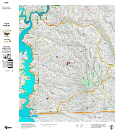 Wy Elk Unit 31 Topographical Map Preview 1