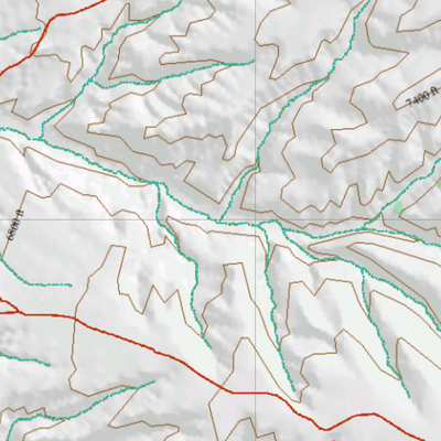 Wy Elk Unit 31 Topographical Map Preview 2