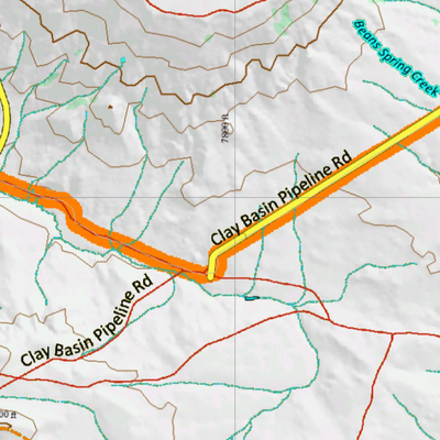 Wy Elk Unit 32 Topographical Map Preview 2