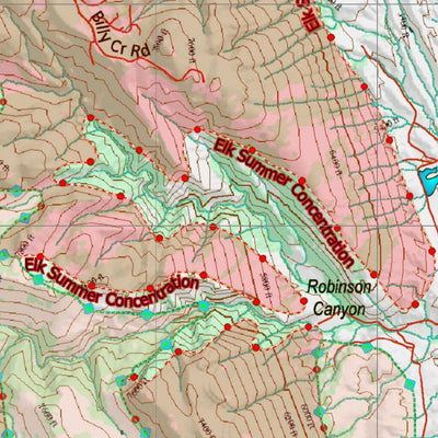 Wy Elk Unit 34 Topo with Concentrations Preview 3
