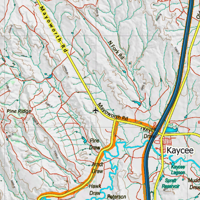 Wy Elk Unit 34 Topographical Map Preview 3