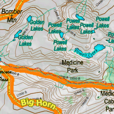 Wy Elk Unit 36 Topographical Map Preview 3