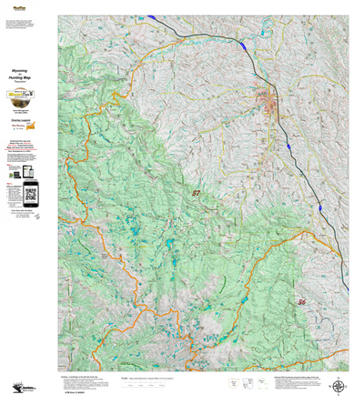 Wy Elk Unit 37 Topographical Map Preview 1