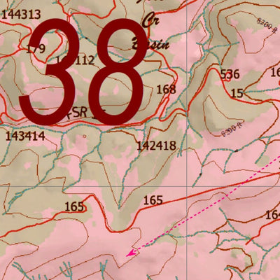 Wy Elk Unit 38 Topo with Concentrations Preview 2