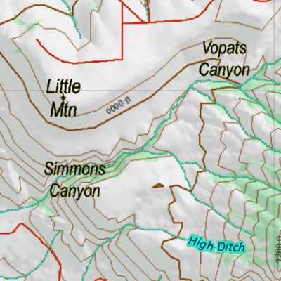 Wy Elk Unit 39 Topographical Map Preview 2