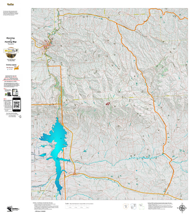 Wy Elk Unit 47 Topographical Map Preview 1
