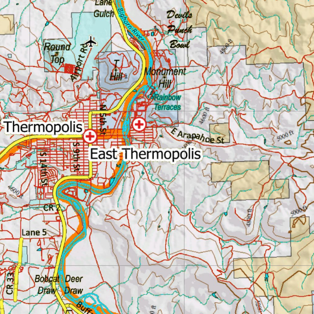 Wy Elk Unit 47 with Land Ownership Map by Wyoming HuntData LLC | Avenza ...