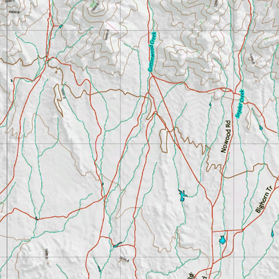 Wy Elk Unit 48 Topographical Map Preview 2