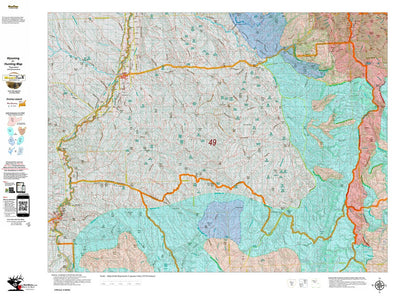 Wy Elk Unit 49 Topo with Concentrations Preview 1
