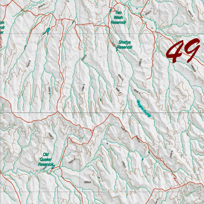 Wy Elk Unit 49 Topographical Map Preview 2