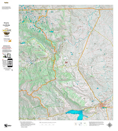 Wy Elk Unit 54 Topographical Map Preview 1