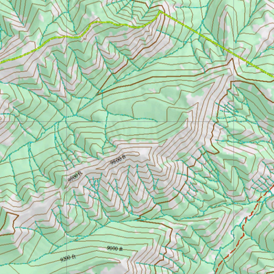 Wy Elk Unit 55 Topographical Map Preview 2