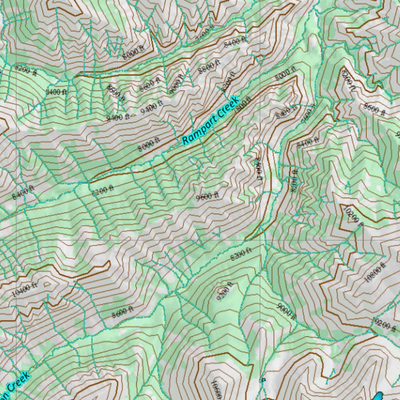 Wy Elk Unit 55 Topographical Map Preview 3
