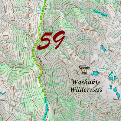 Wy Elk Unit 59 Topographical Map Preview 2