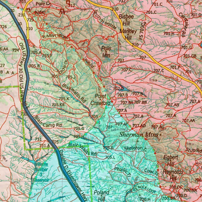 Wy Elk Unit 6 Topo with Concentrations Preview 3