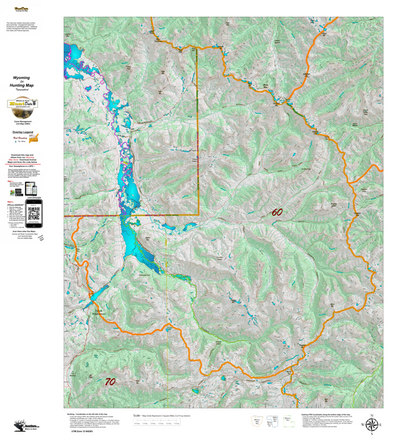 Wy Elk Unit 60 Topographical Map Preview 1