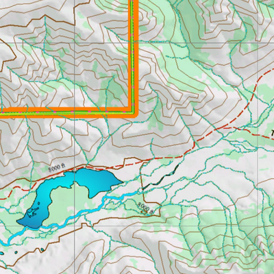 Wy Elk Unit 60 Topographical Map Preview 2