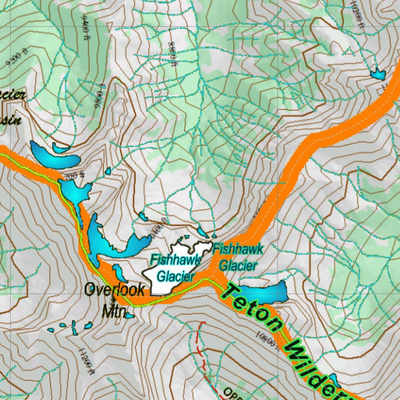 Wy Elk Unit 60 Topographical Map Preview 3
