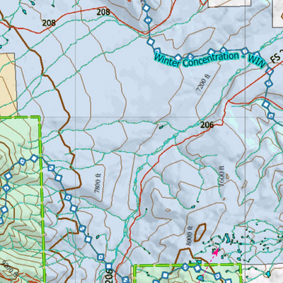 Wy Elk Unit 61 Concentrations and Land Ownership Preview 2