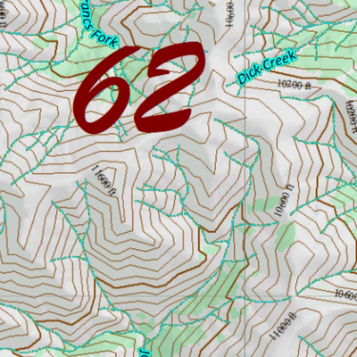 Wy Elk Unit 62 Topographical Map Preview 2