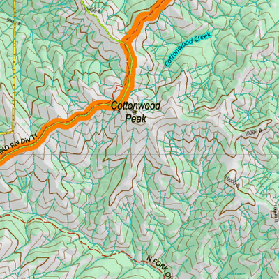 Wy Elk Unit 63 Topographical Map Preview 3